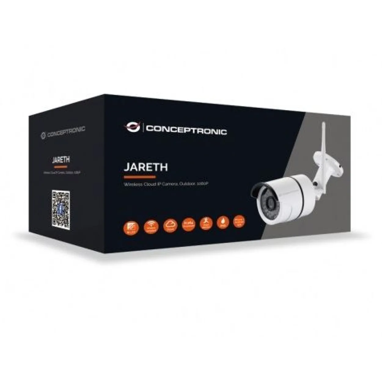 Conceptronic JARETH03W Wireless Cloud IPCam,Indoor,FHD