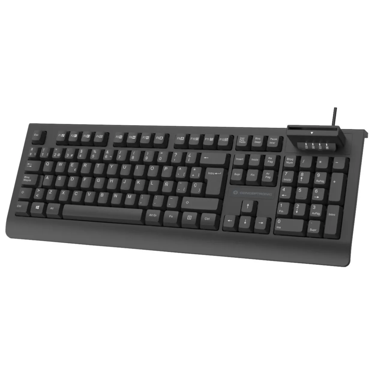 Conceptronic KAYNE01ES USB Spanisch schwarz (kabelgebunden)
