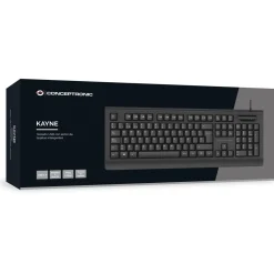 Conceptronic KAYNE01ES USB Spanisch schwarz (kabelgebunden)