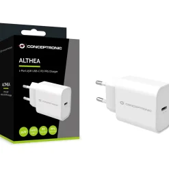 Conceptronic Ladegerät 1Port 25W,1xUSB-C PD 1.3A weiss