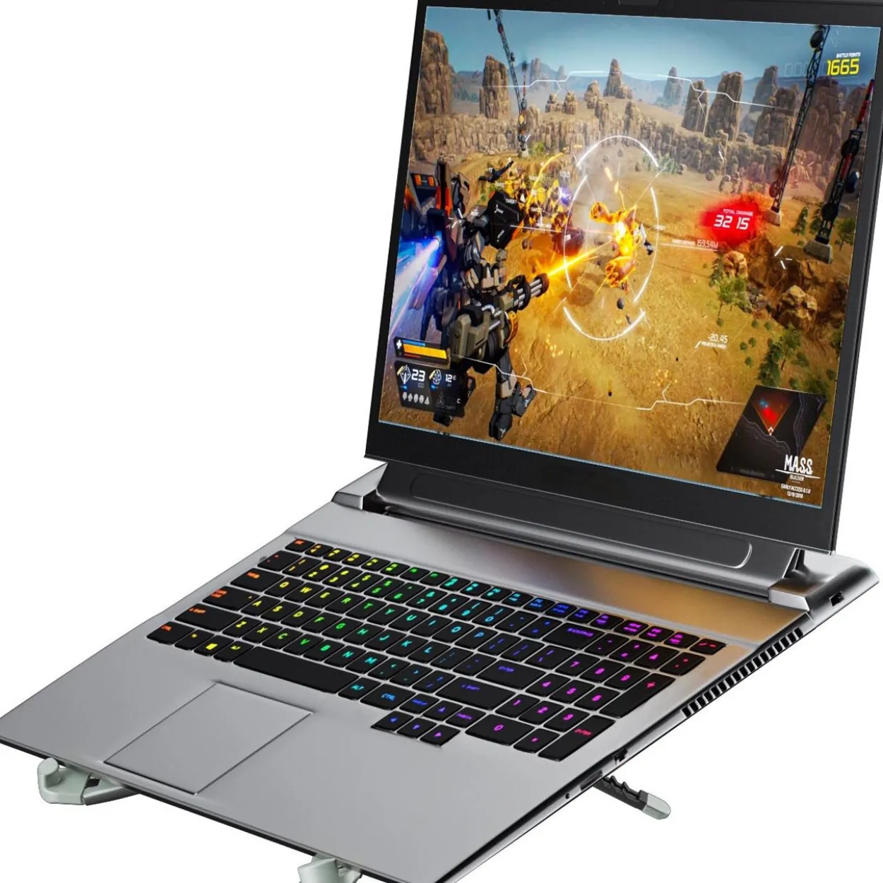 Conceptronic Laptop-Stand 5kg ERGO tragbar 17.3"sil