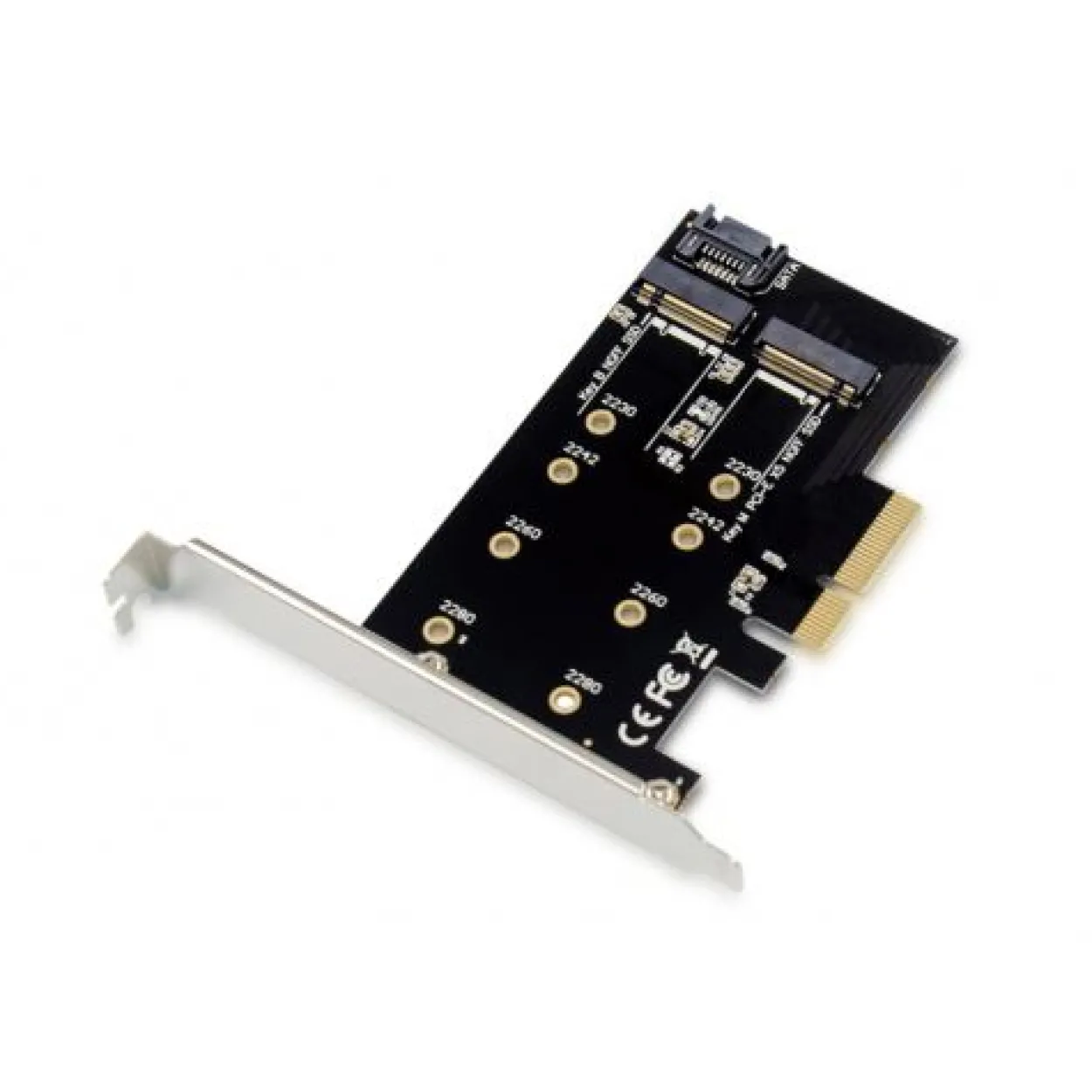 Conceptronic PCI Express Card 2-in-1 M.2 SSD PCIe Adapter