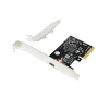 Conceptronic PCI Express Card 1xPort 2xUSB 3.2 Gen2 Typ-C gr