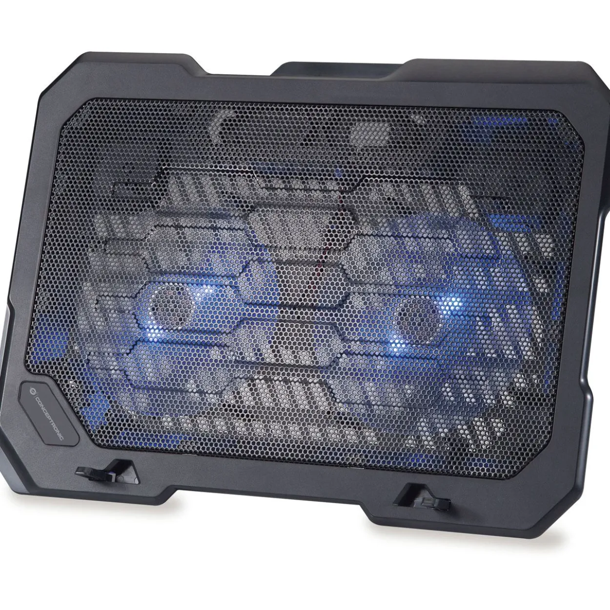Conceptronic THANA 01B Notebook Cooling Pad, bis 15.6"/2 Lüfte