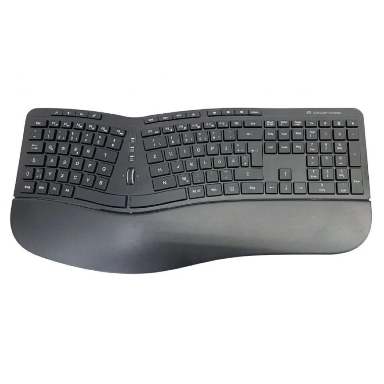 Conceptronic Wireless Keyboard+Mouse,ergo, deutsches Layout, kabellos