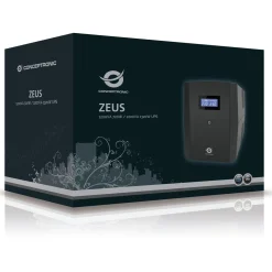 Conceptronic ZEUS UPS 1200VA 720W IEC+Schutzkontakt Socket
