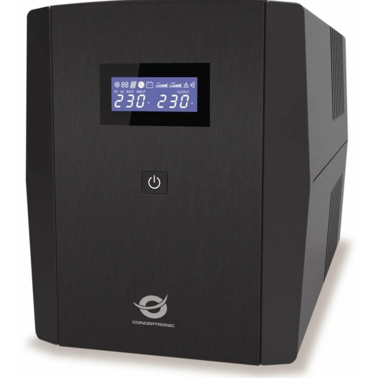 Conceptronic ZEUS USV 1500VA 900W Schutzkontakt IEC Start/LAN sw