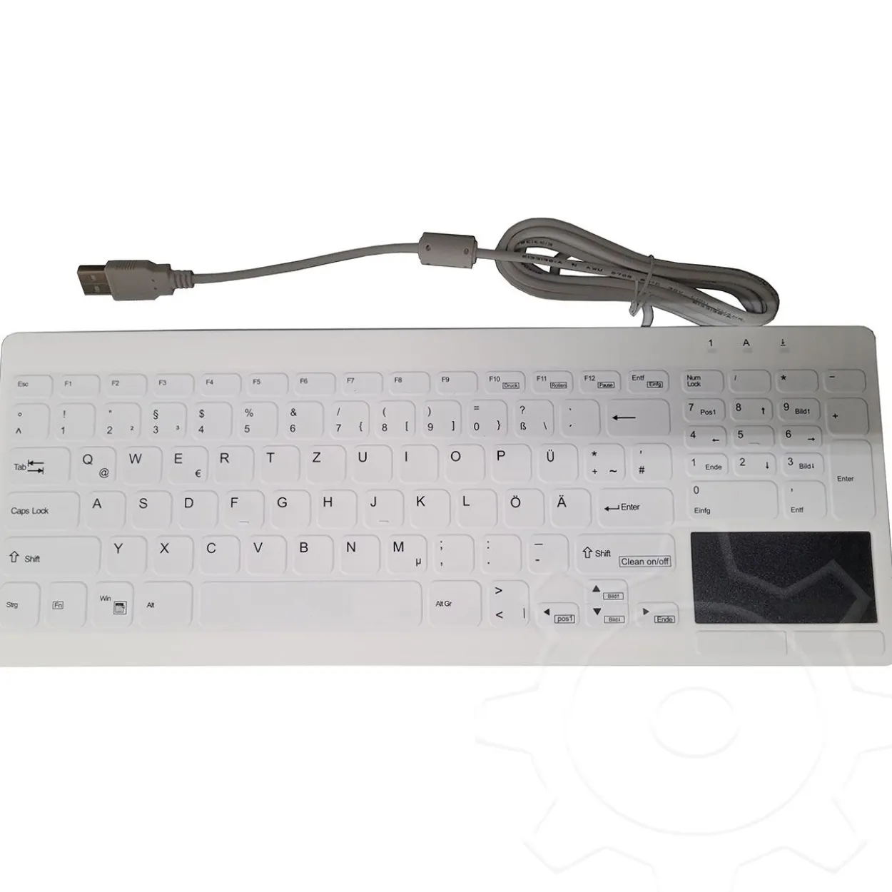 Contour Active Key AK-C7412F-GUS-W/GE USB Deutsch weiß (kabelgebunden)