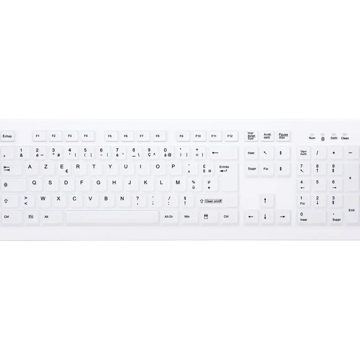 Contour ACTIVE KEY Exchangeable Silicone Key Membrane for AK weiß