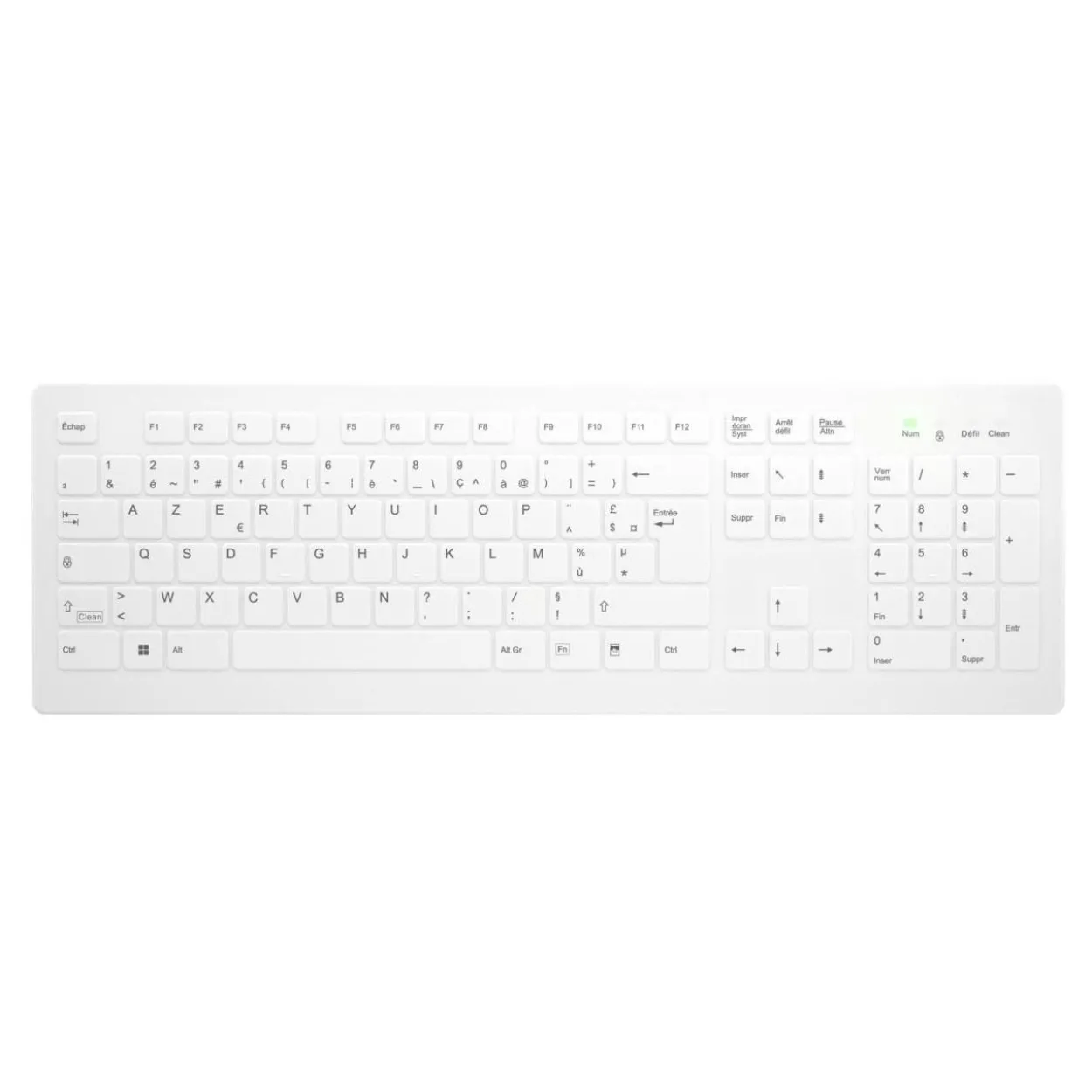 Contour ACTIVE KEY Flat Profile Wireless Hygiene Desktop Key