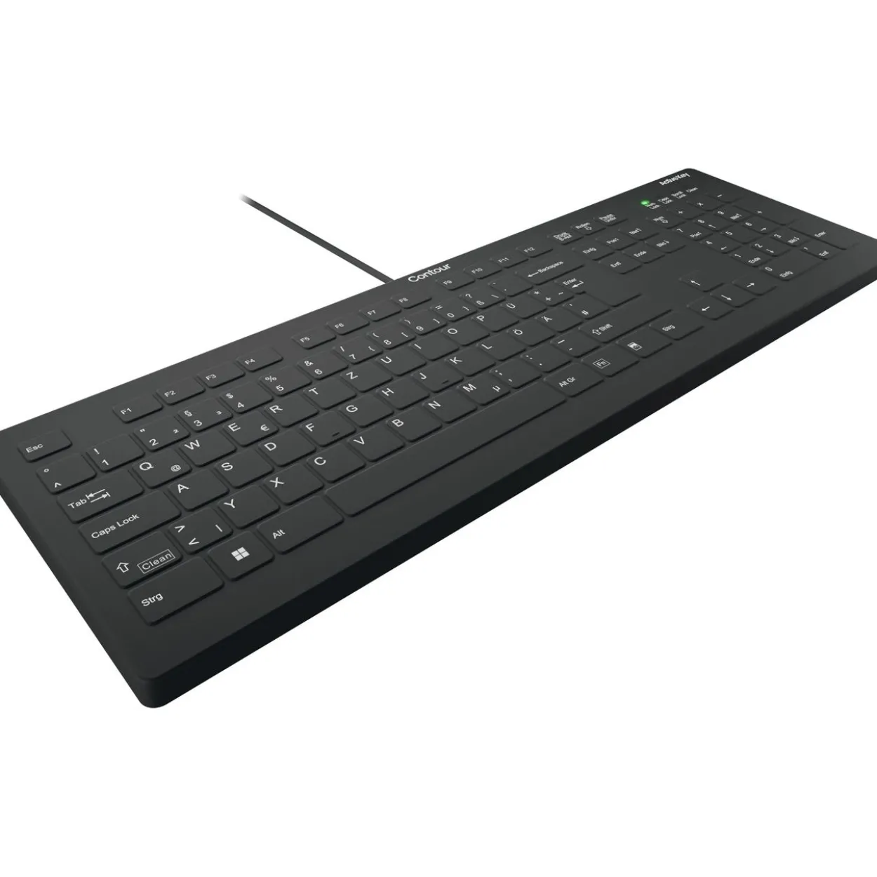 Contour AK-C8112 USB Deutsch schwarz (kabelgebunden)
