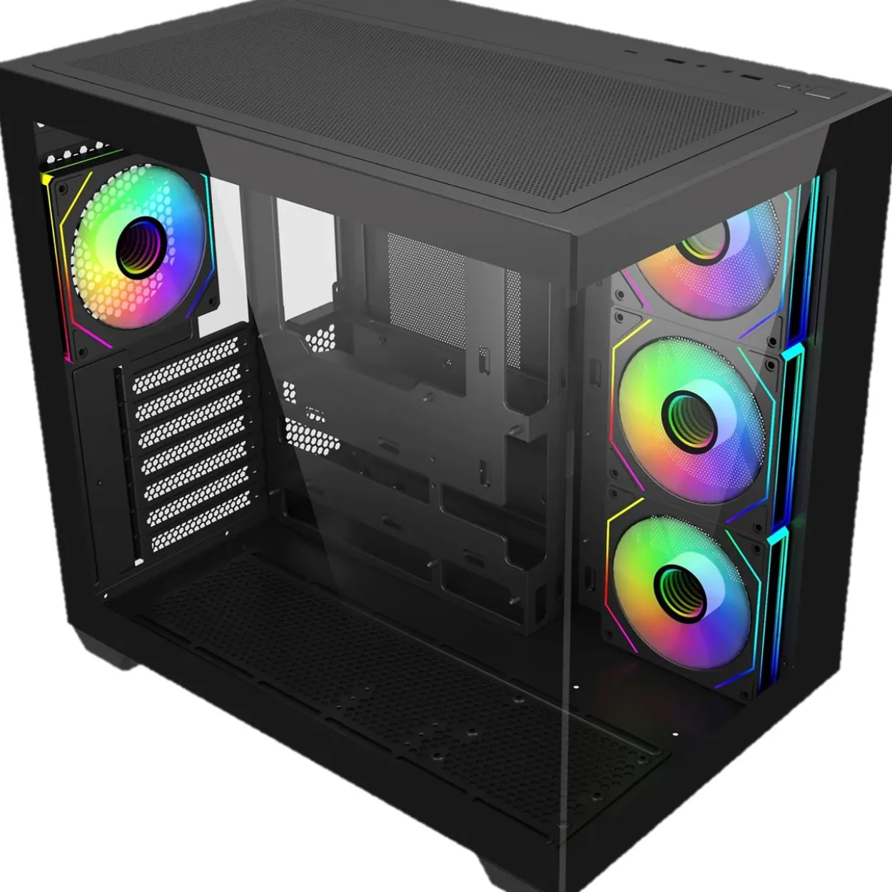 Cooler Master Elite 681 (schwarz, Tempered Glass x 2)