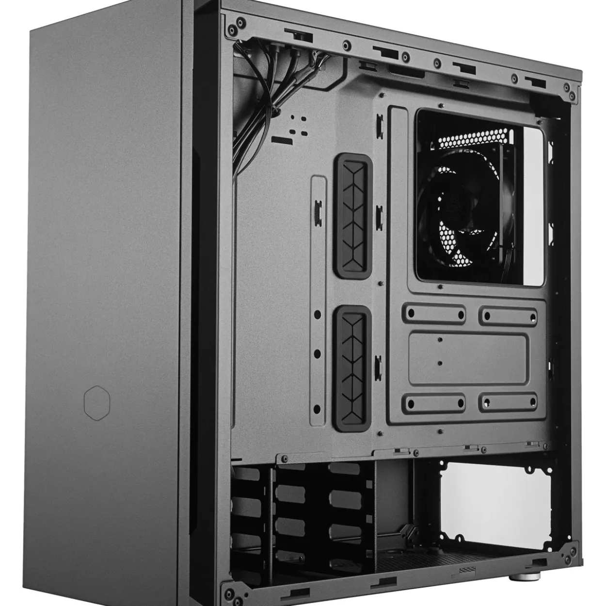 Cooler Master Midi Silencio S600 (B) USB 3.2/Steel side