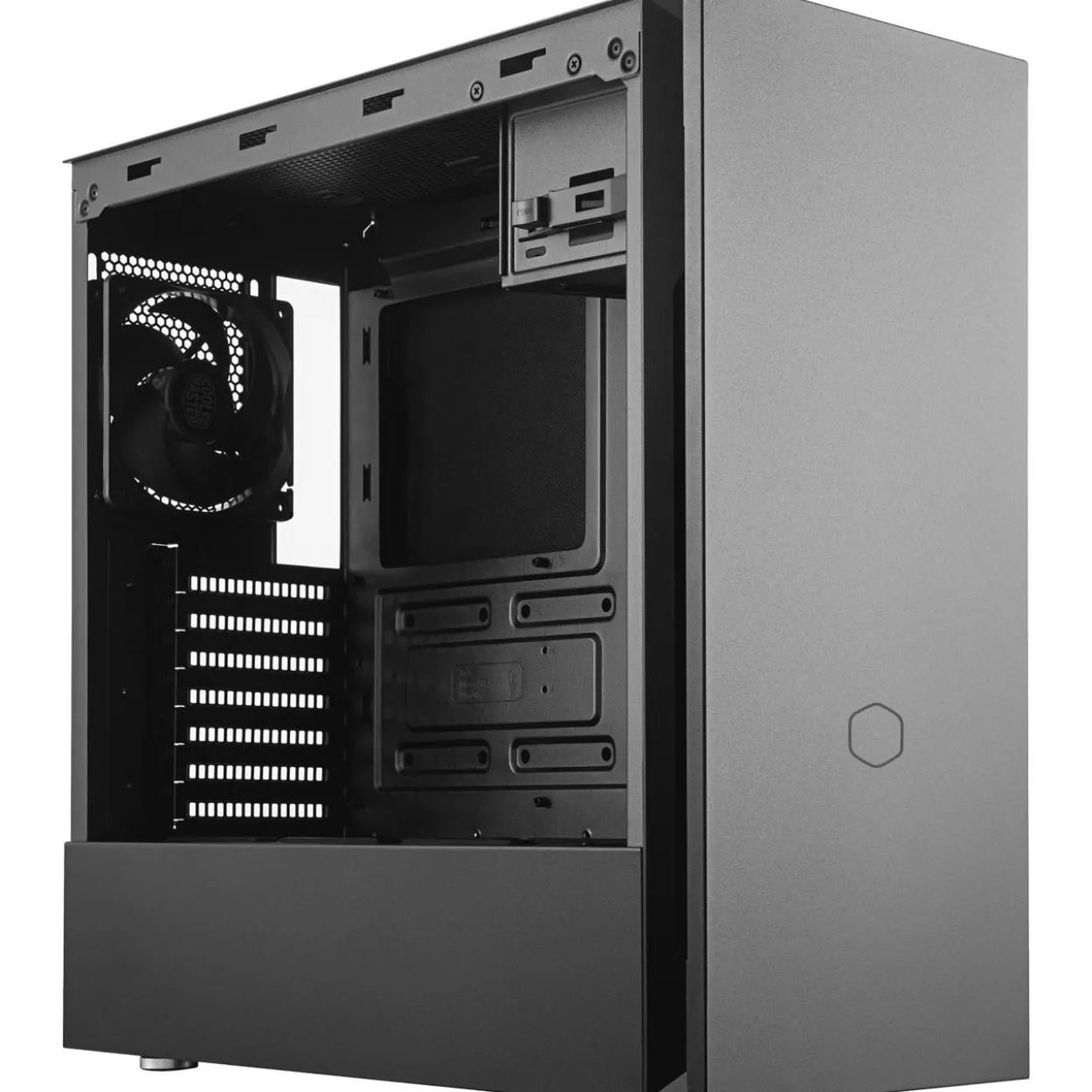 Cooler Master Midi Silencio S600 (B) USB 3.2/Steel side