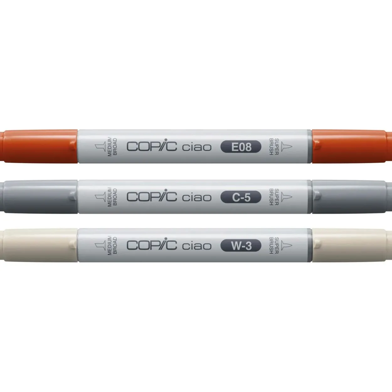 COPIC Ciao Architect Palette Layoutmarker-Set farbsortiert 1,0 + 6,0 mm, 3 St.
