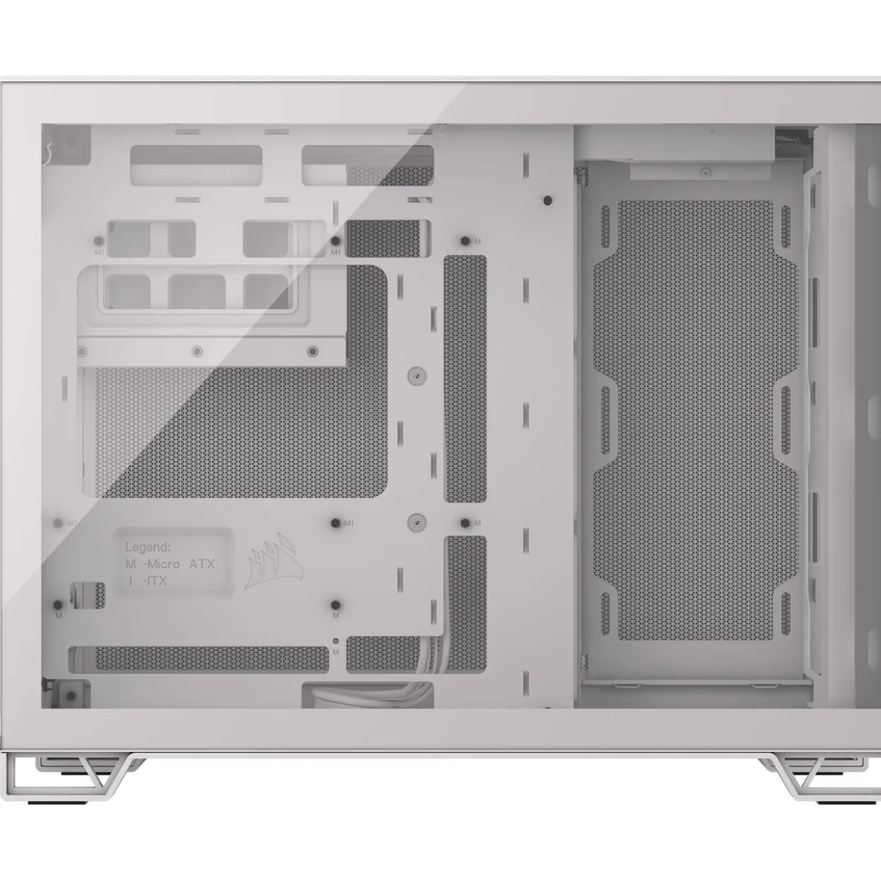 Corsair 2500D Airflow Mini Tower ohne Netzteil weiss