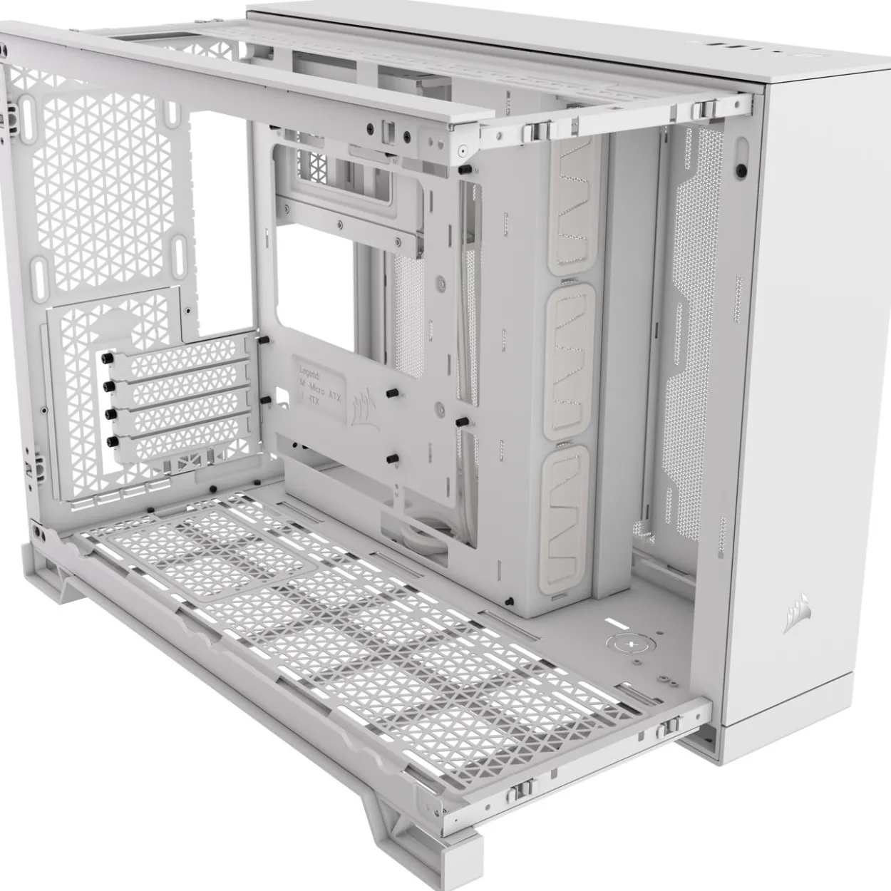 Corsair 2500D Airflow Mini Tower ohne Netzteil weiss