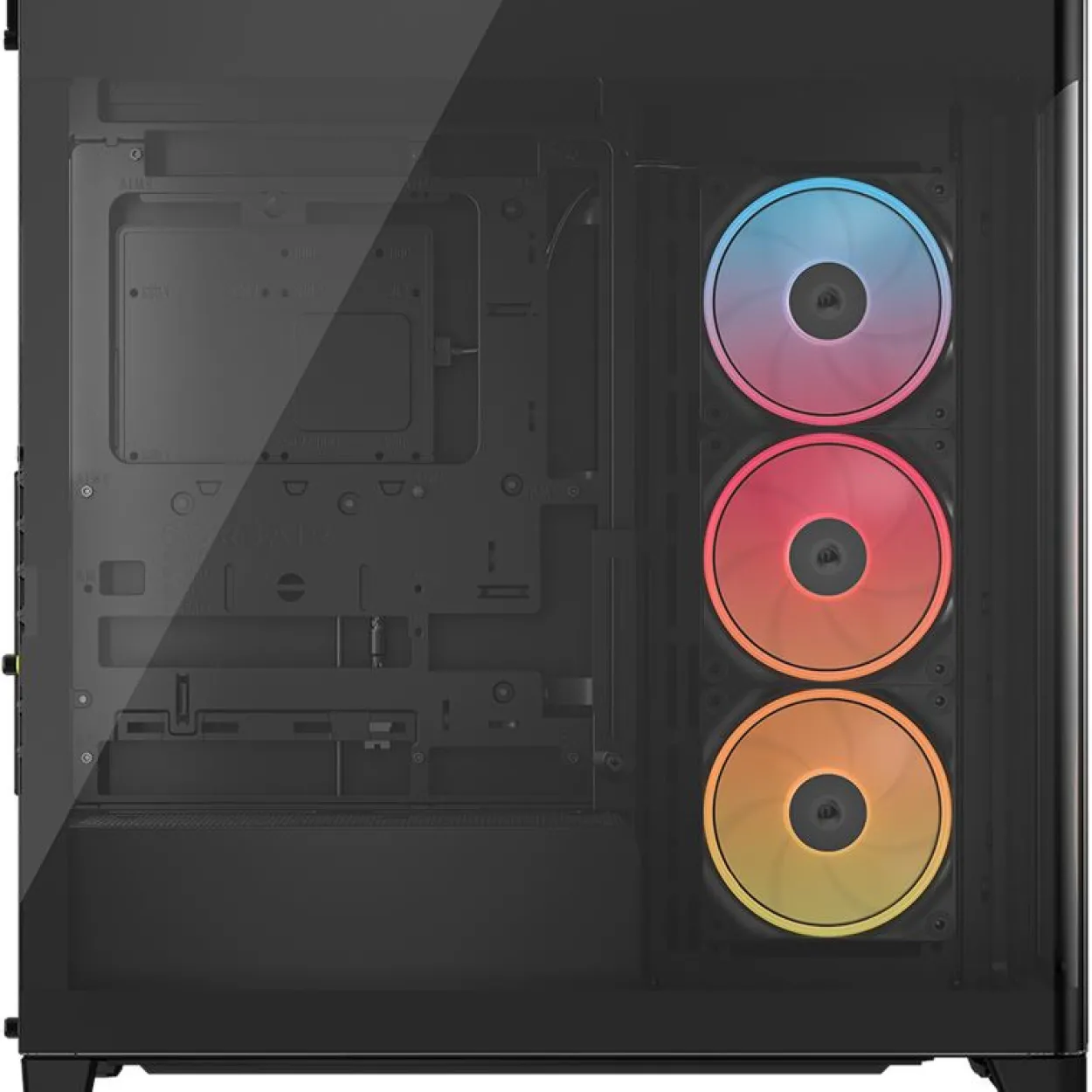 Corsair FRAME 4500X LX-R RGB Link Panoramaglas Midi Tower ohne Netzteil schwarz