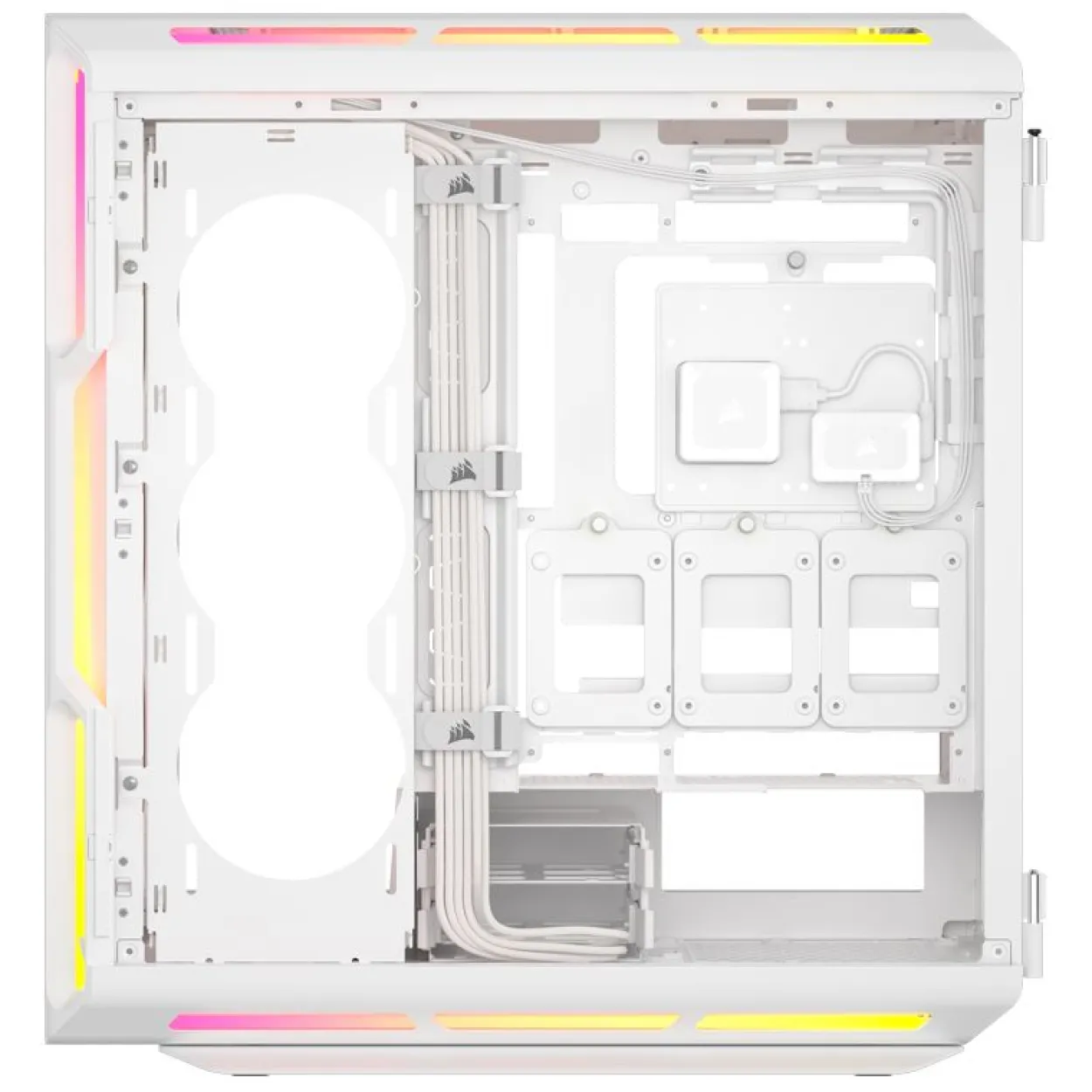 Corsair iCUE 5000T LX RGB Big Tower ohne Netzteil weiss