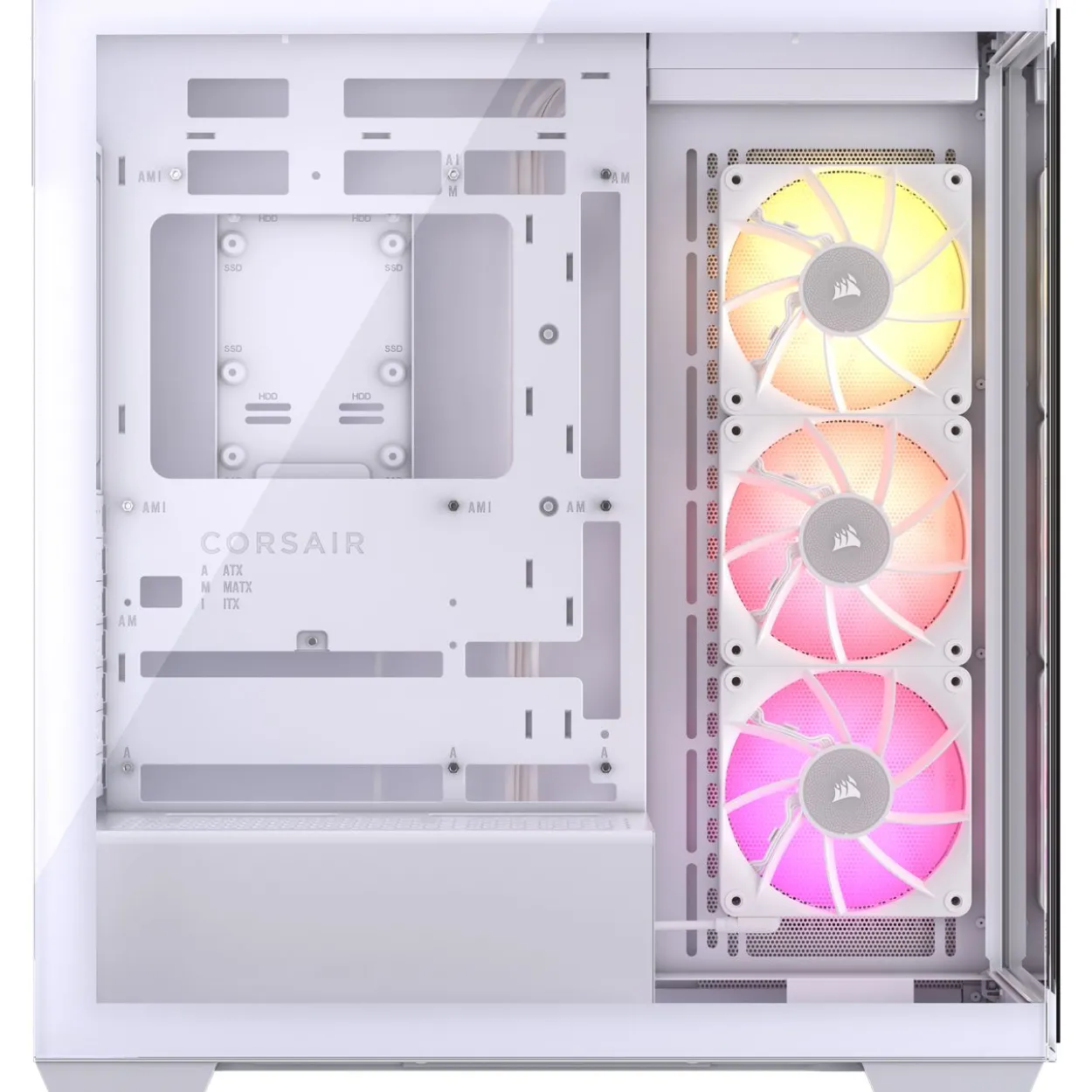 Corsair iCue 3500X RGB Midi Tower ohne Netzteil weiss