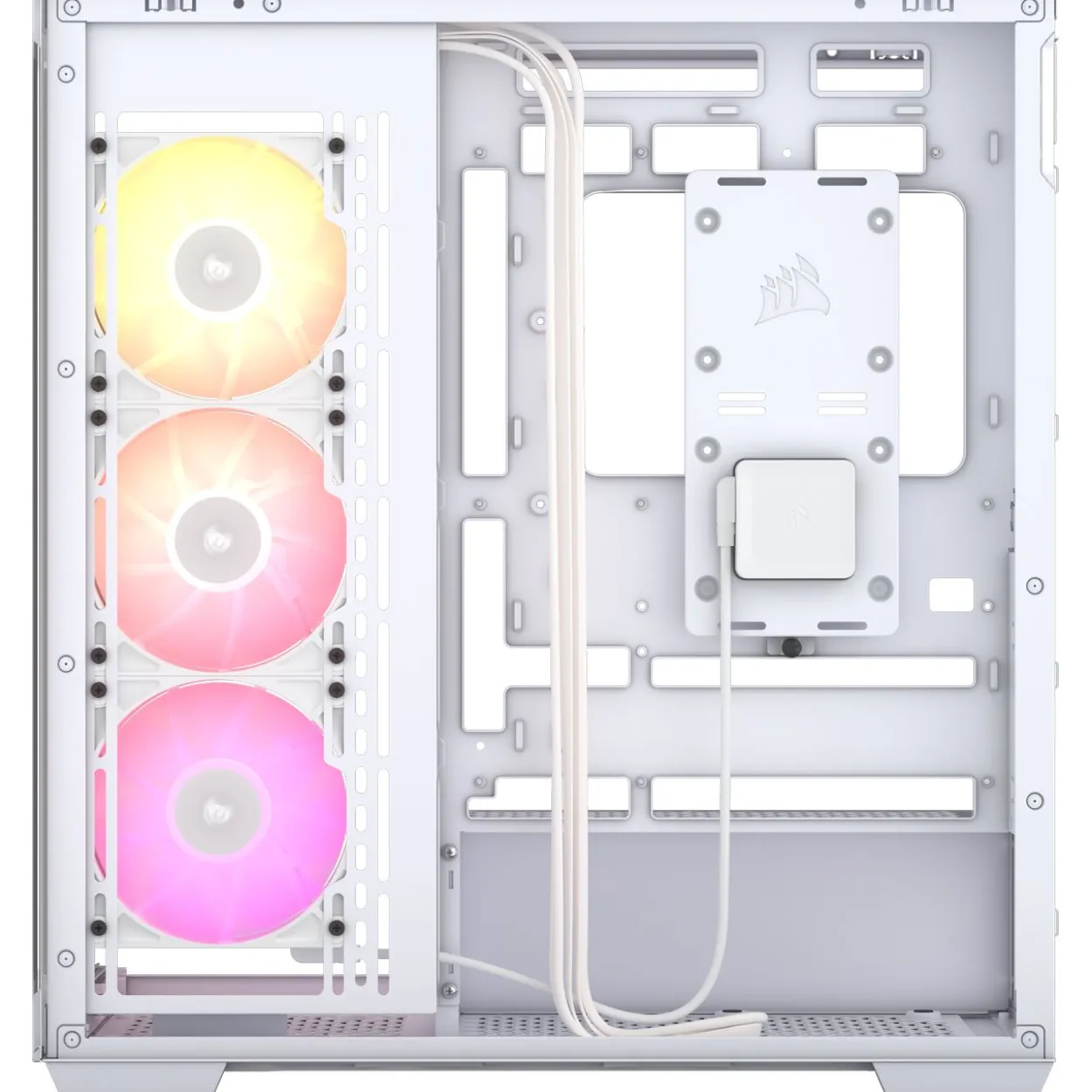 Corsair iCue 3500X RGB Midi Tower ohne Netzteil weiss
