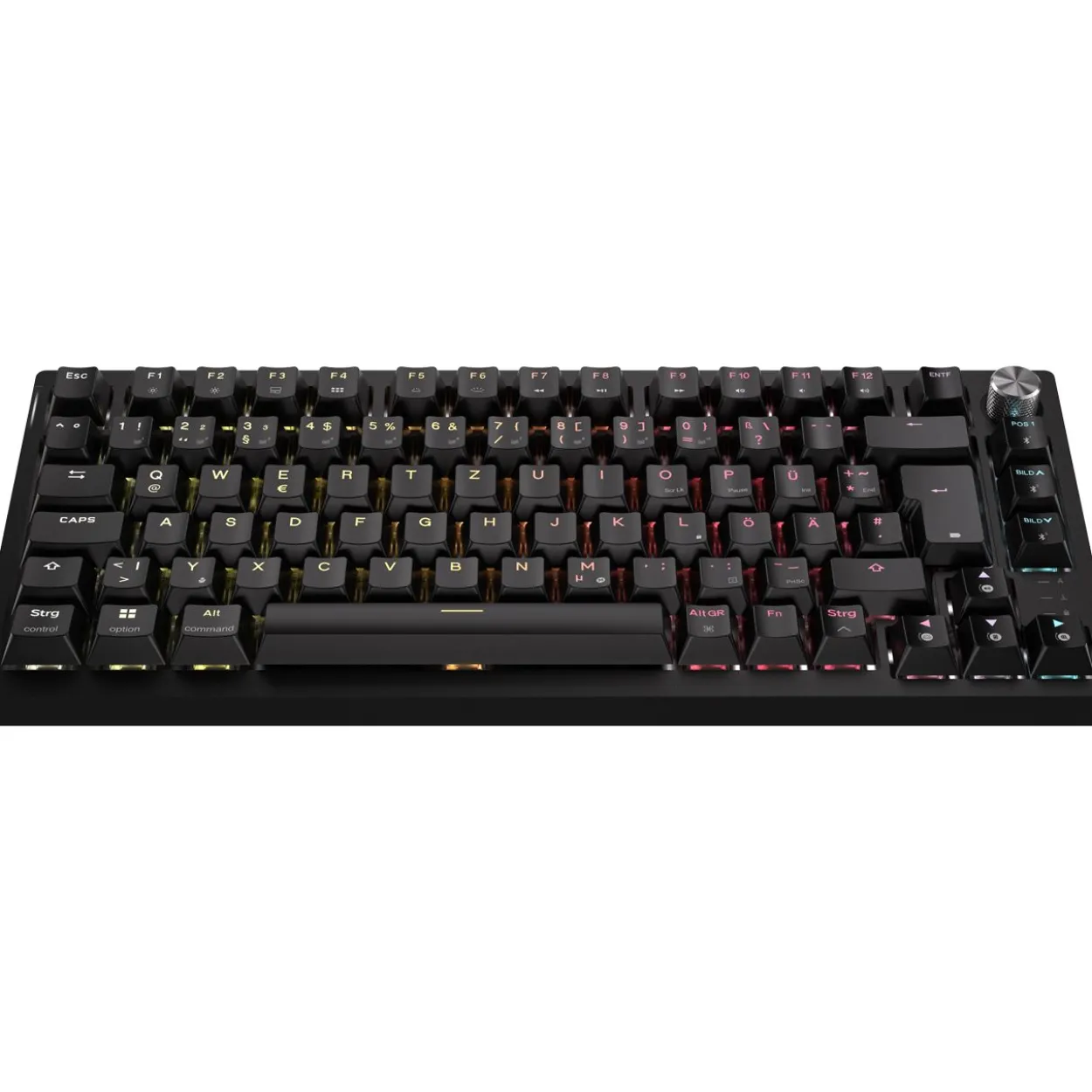 Corsair K65 Plus MLX USB und Bluetooth Deutsch schwarz (kabellos)