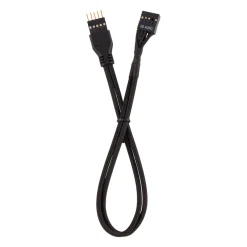 Corsair Premium Sleeved Frontpanel Kabel Verlängerungskit, schwarz