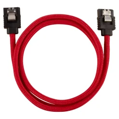 Corsair Premium Sleeved SATA-Kabel 60cm, rot