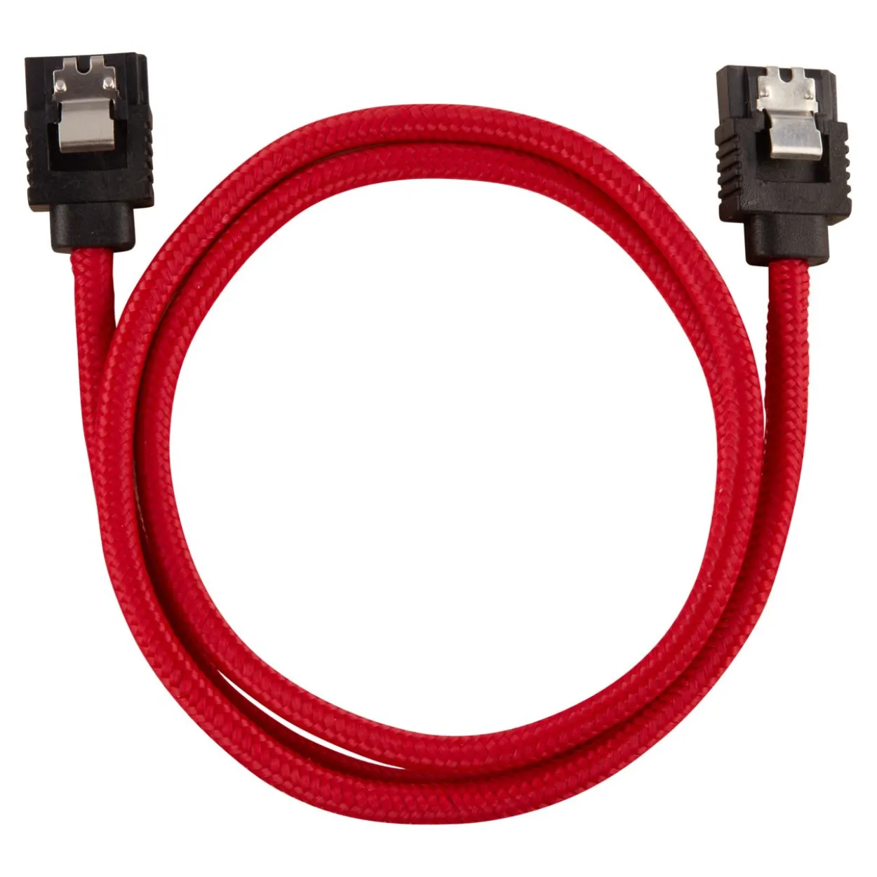 Corsair Premium Sleeved SATA-Kabel 60cm, rot