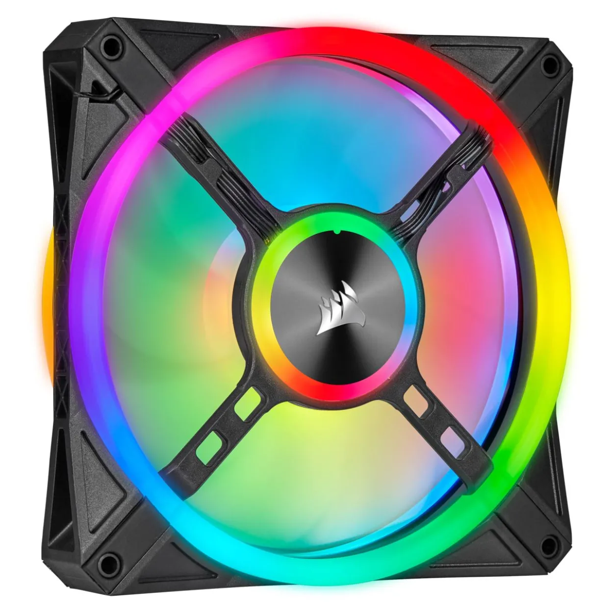 Corsair QL Series iCUE QL140 RGB PWM 140x140x25mm 1250 U/min 26 dB(A) schwarz