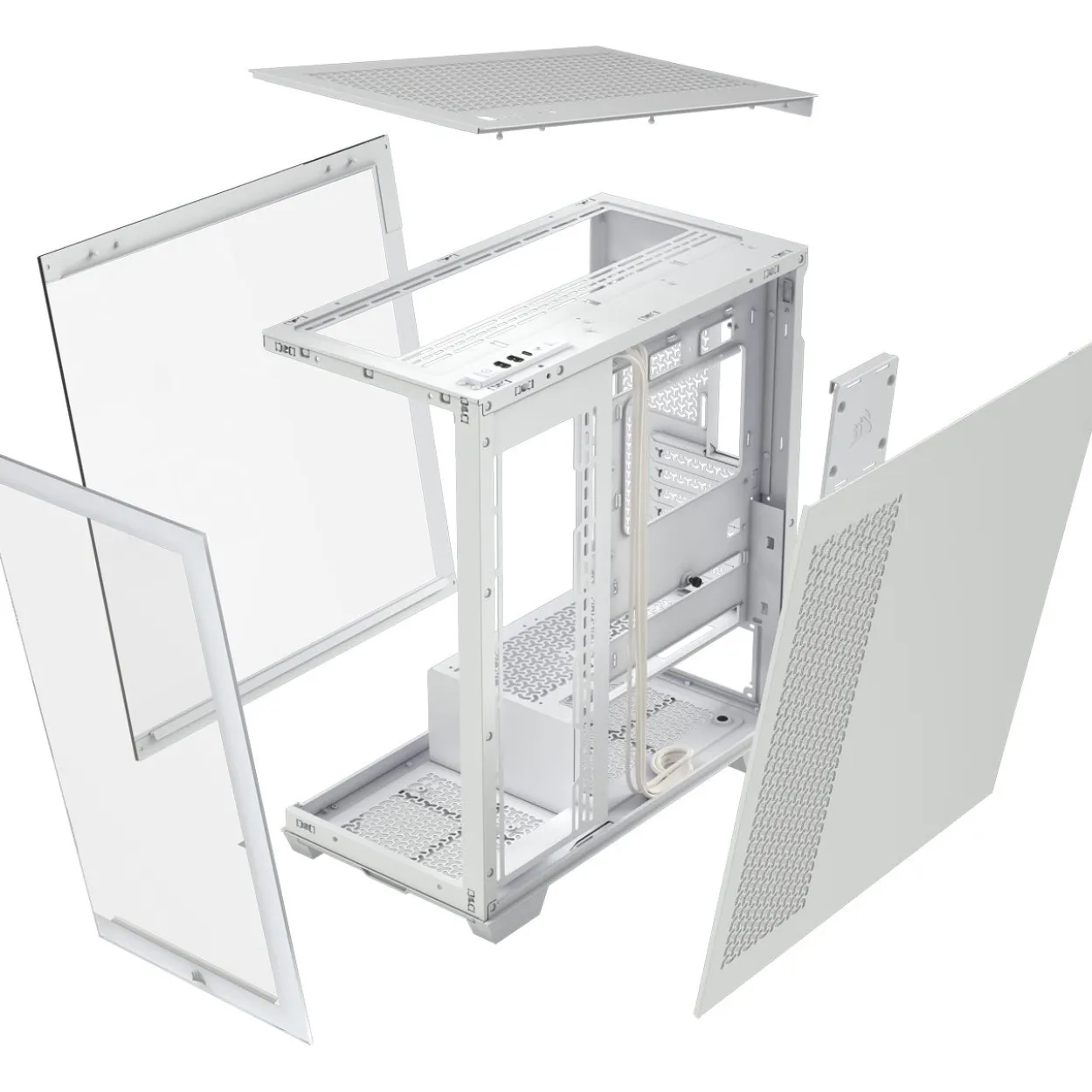 Corsair 3500X Midi Tower ohne Netzteil weiss