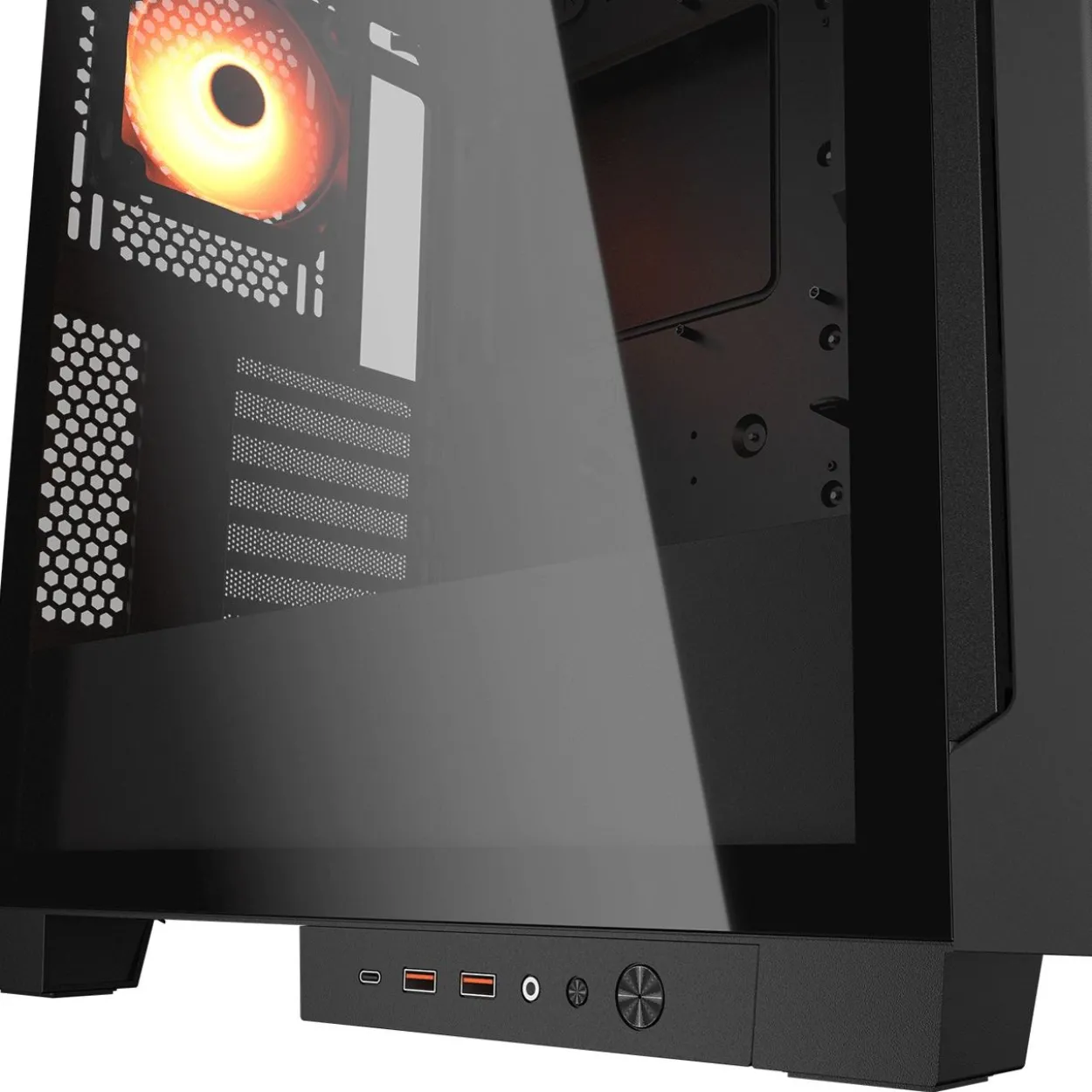Cougar Airface ECO RGB Midi Tower ohne Netzteil schwarz