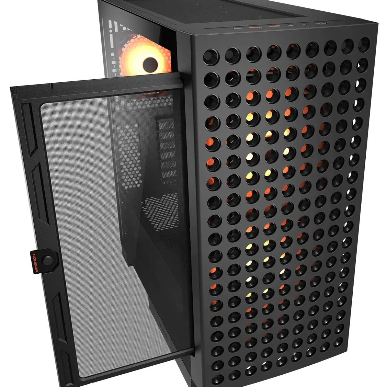 Cougar Airface ECO RGB Midi Tower ohne Netzteil schwarz