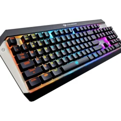 Cougar Attack X3 RGB CHERRY MX RGB Brown USB Deutsch schwarz/silber (kabelgebunden)