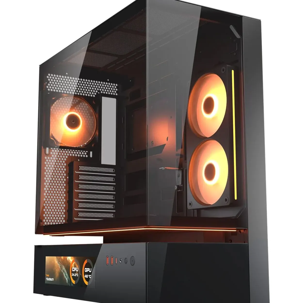 Cougar CFV235 Vision Midi-Tower ARGB, Glas, Schwarz