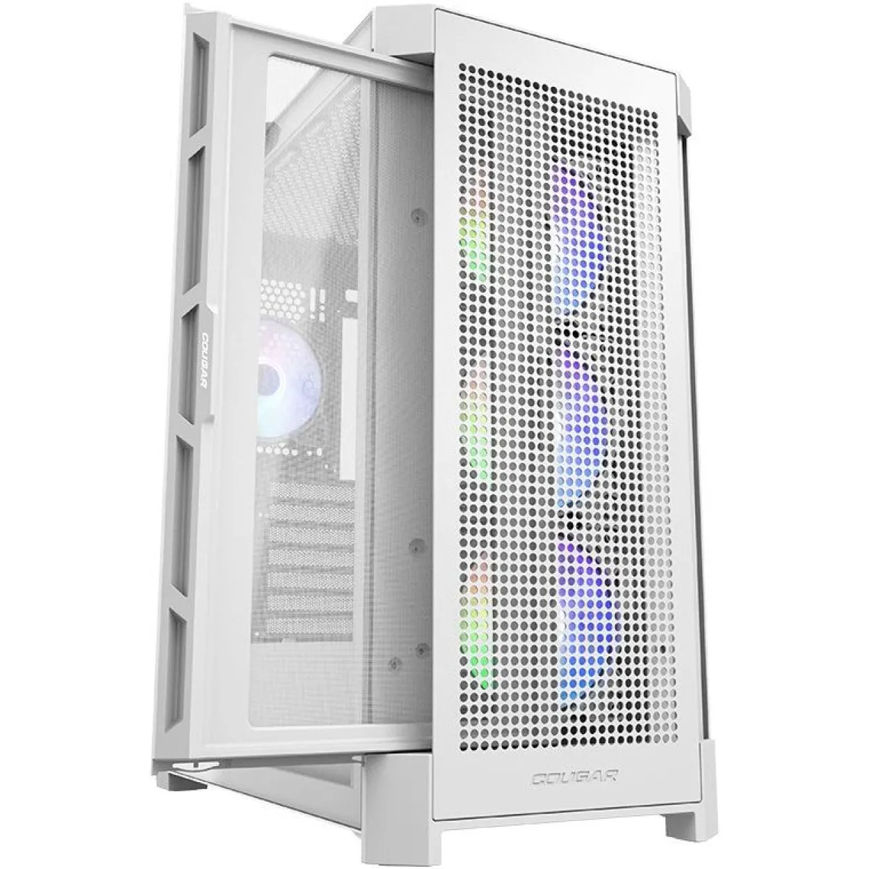 Cougar Duoface Pro RGB Midi Tower ohne Netzteil weiss