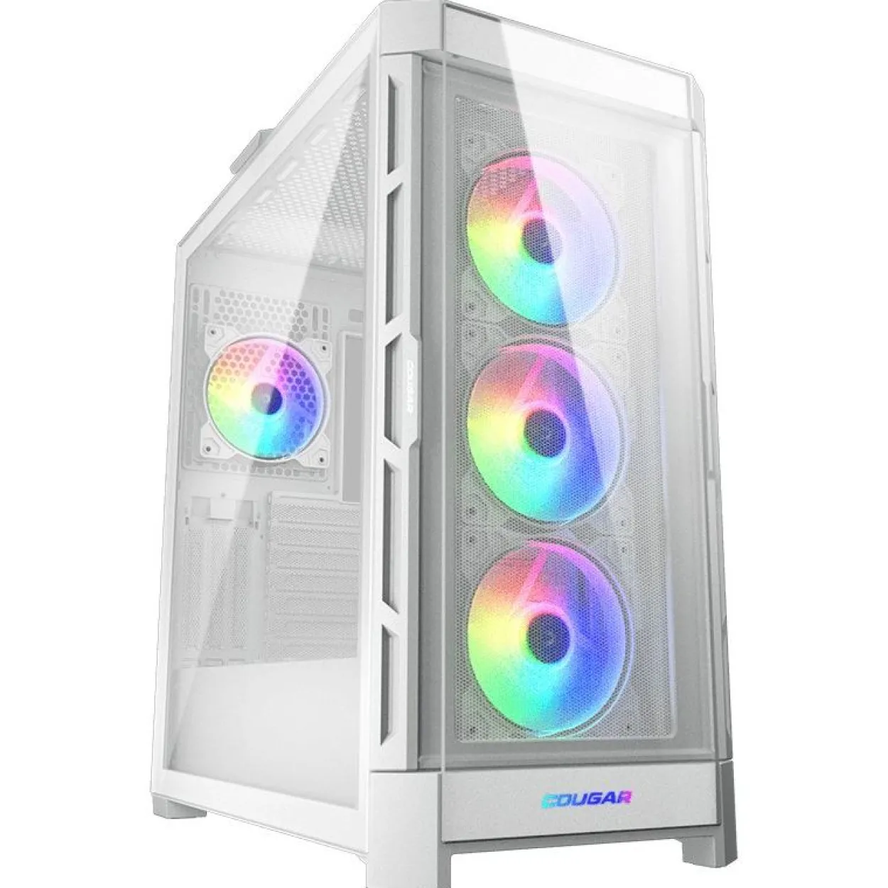 Cougar Duoface Pro RGB Midi Tower ohne Netzteil weiss