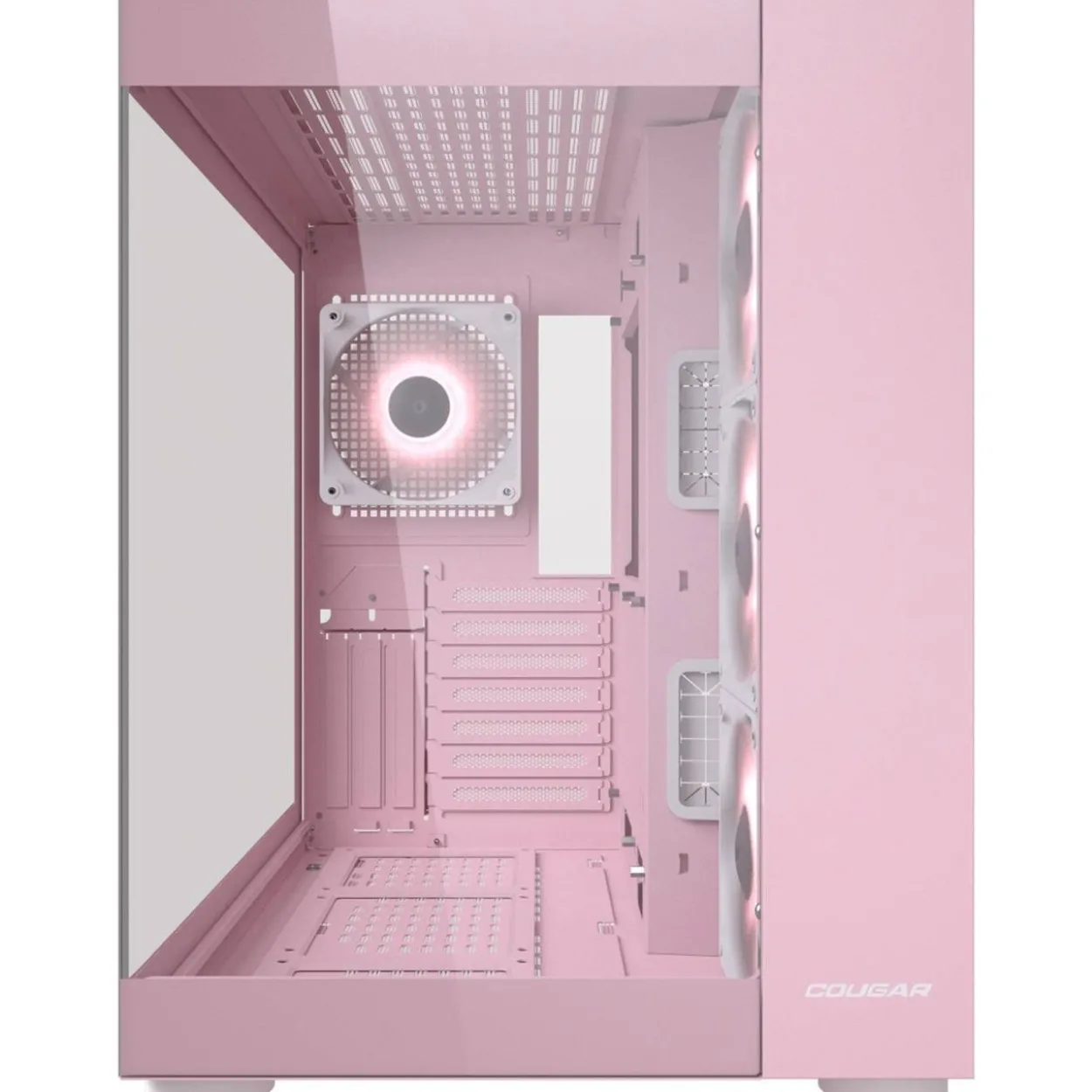 Cougar FV150 RGB Midi Tower ohne Netzteil pink