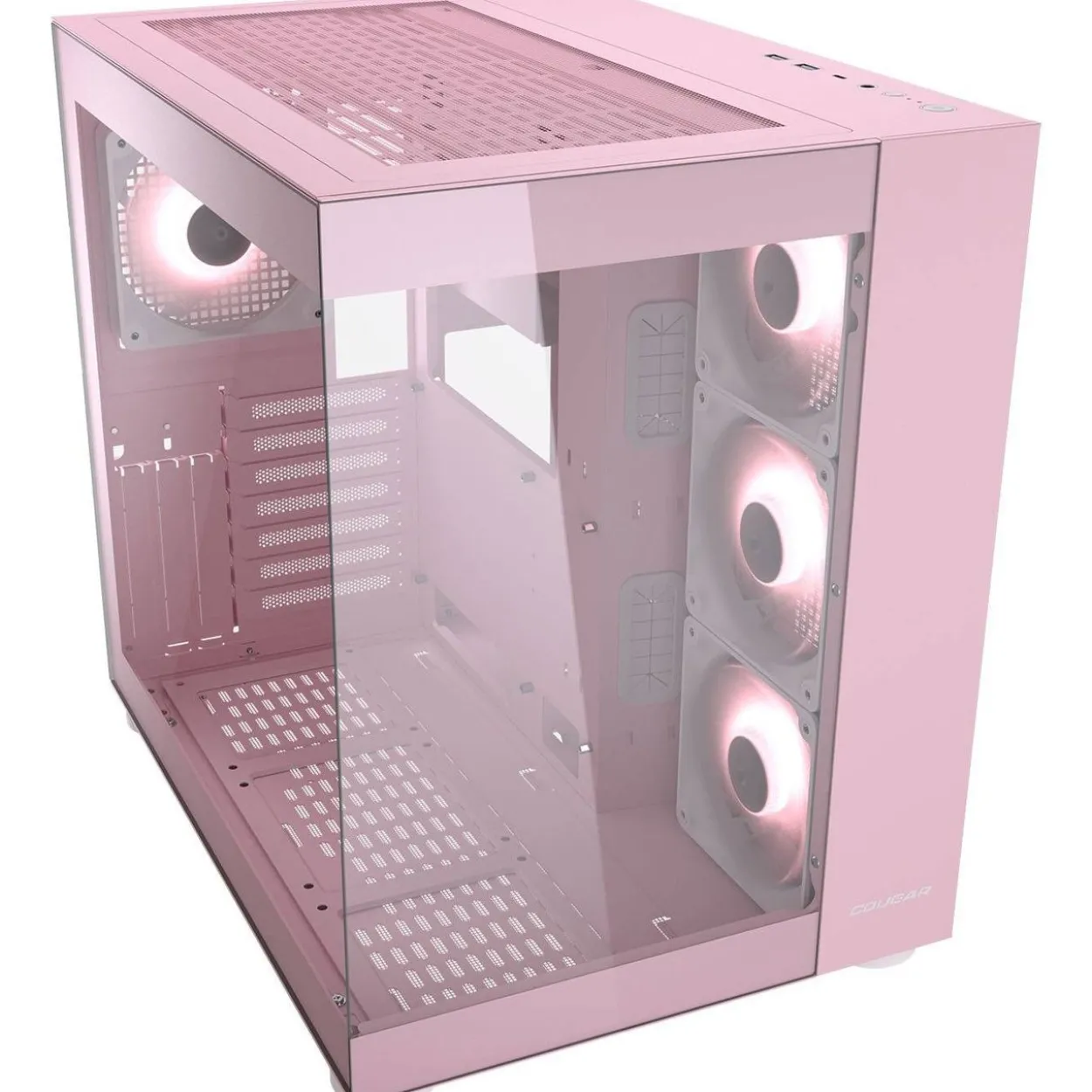 Cougar FV150 RGB Midi Tower ohne Netzteil pink
