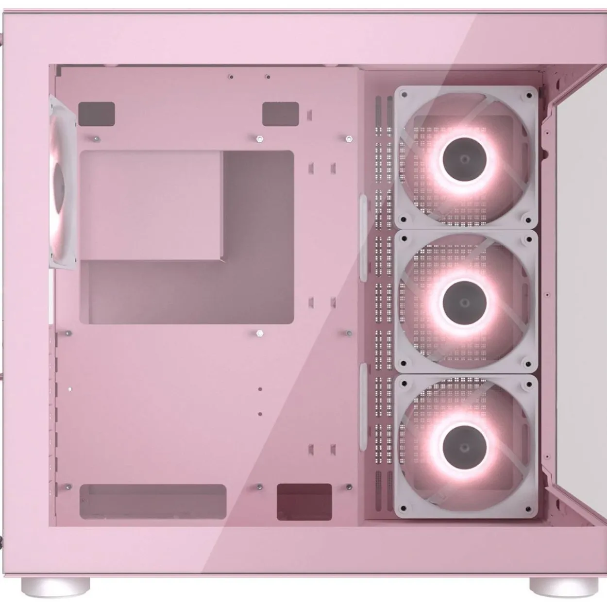 Cougar FV150 RGB Midi Tower ohne Netzteil pink
