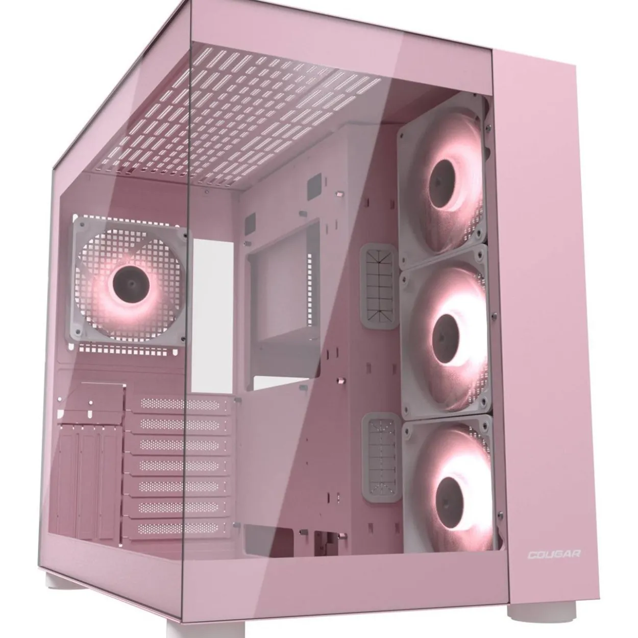 Cougar FV150 RGB Midi Tower ohne Netzteil pink