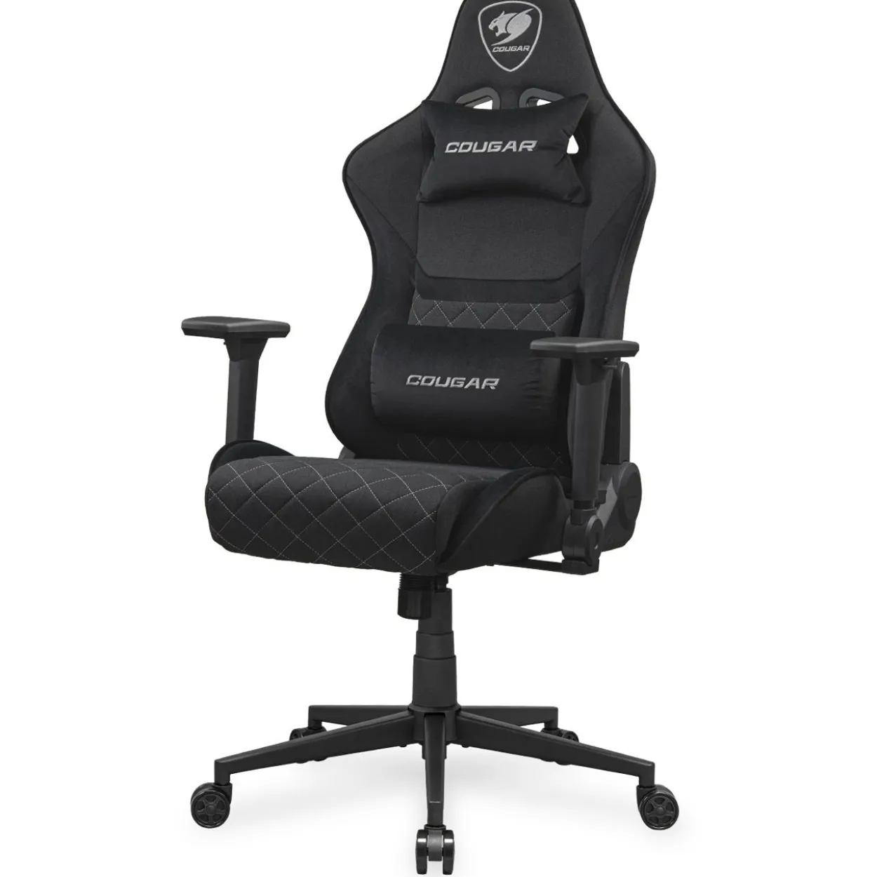 Cougar Gaming-Stuhl Armor One V2 Black F, PVC/Stoff, Schwarz