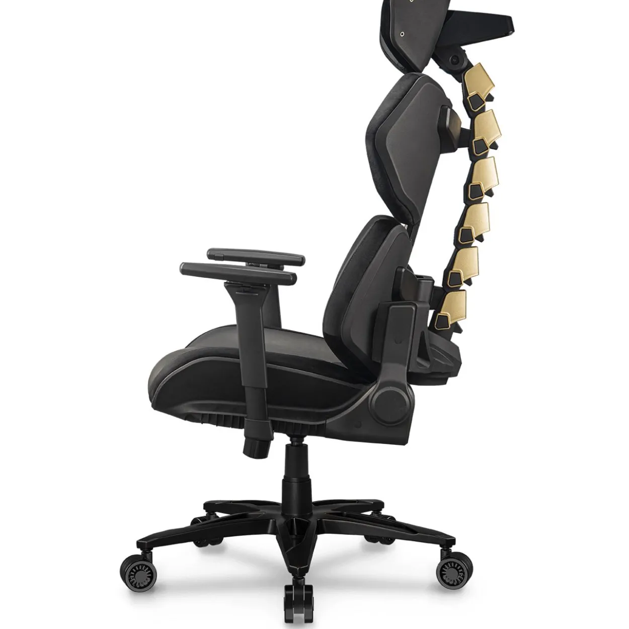Cougar Gaming-Stuhl Terminator Elite Gold, Schwarz