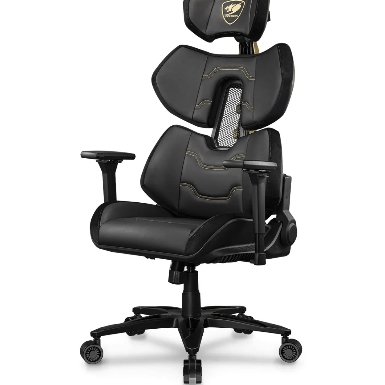 Cougar Gaming-Stuhl Terminator Elite Gold, Schwarz