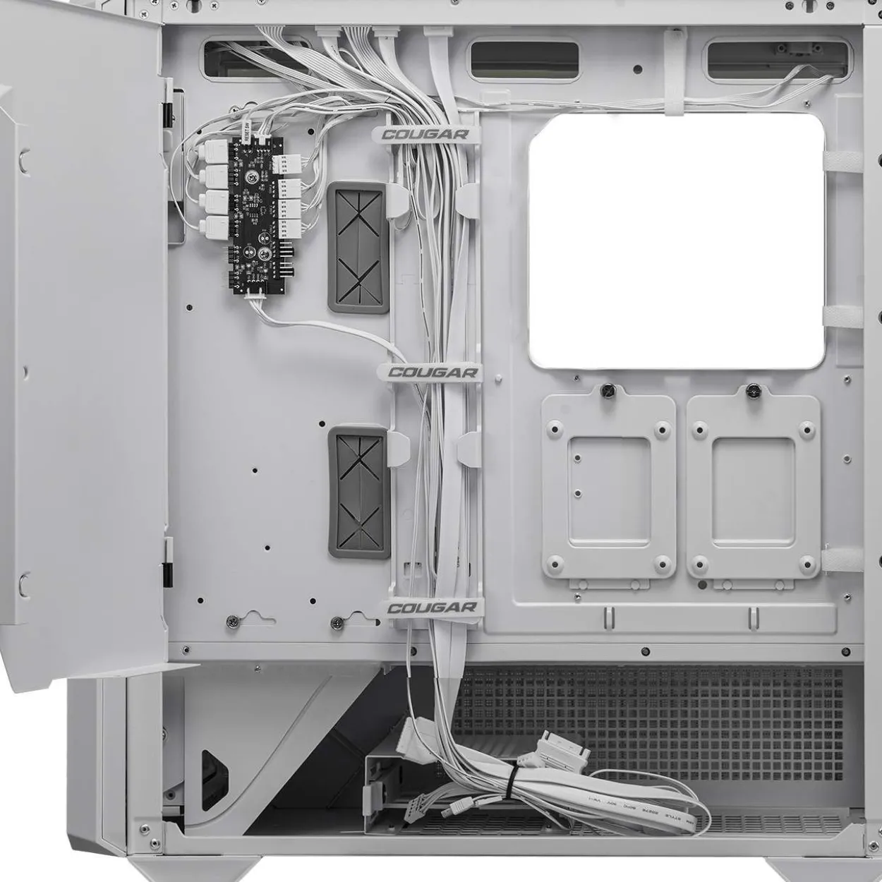 Cougar MX600 RGB Midi Tower ohne Netzteil weiss
