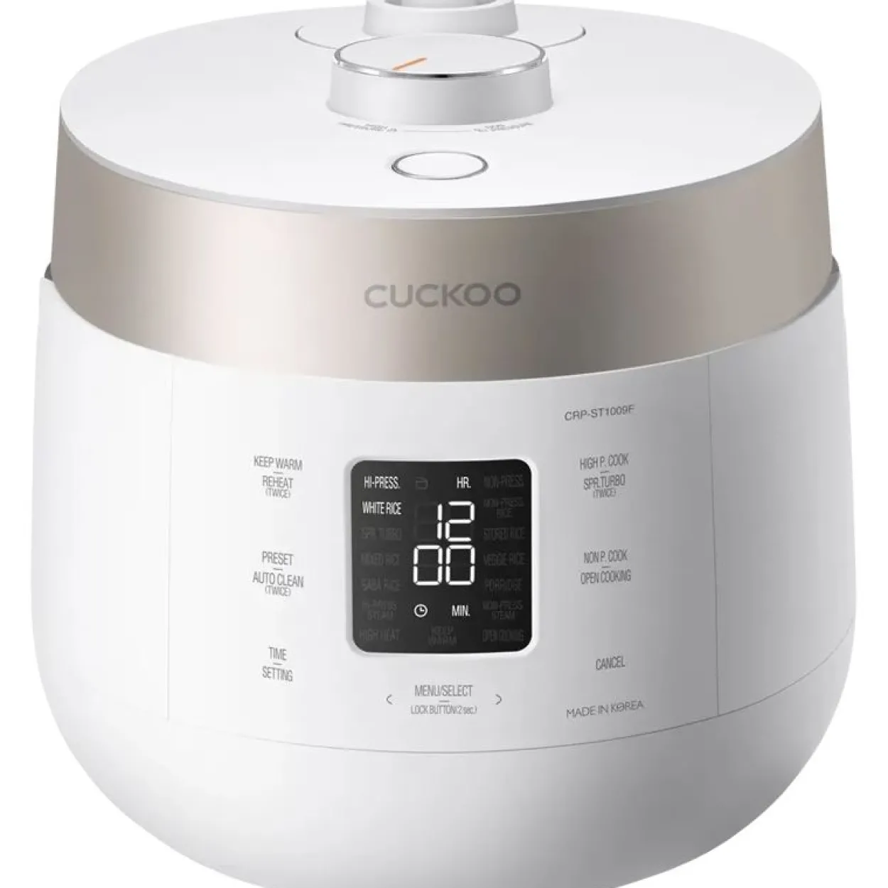 Cuckoo Reiskocher 1.80l CRP-ST1009F Twin Pressure