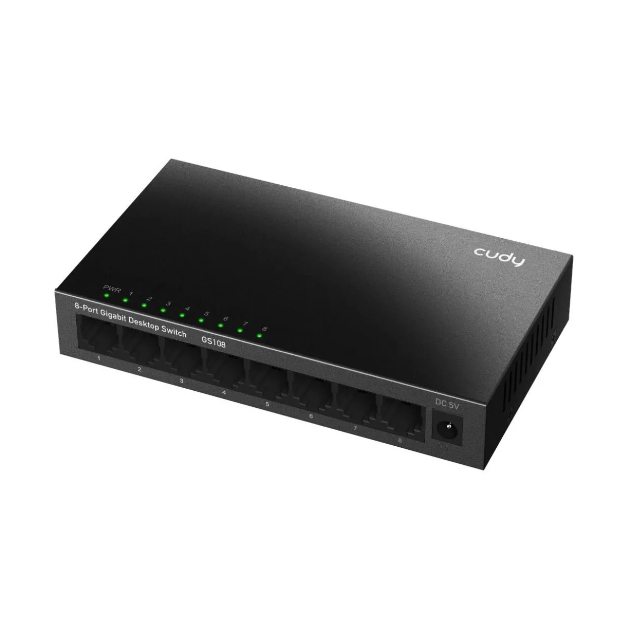 Cudy GS108 Netzwerk-Switch Gigabit Ethernet (10/100/1000) Schwarz