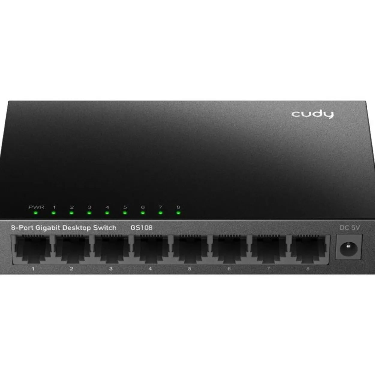 Cudy GS108 Netzwerk-Switch Gigabit Ethernet (10/100/1000) Schwarz