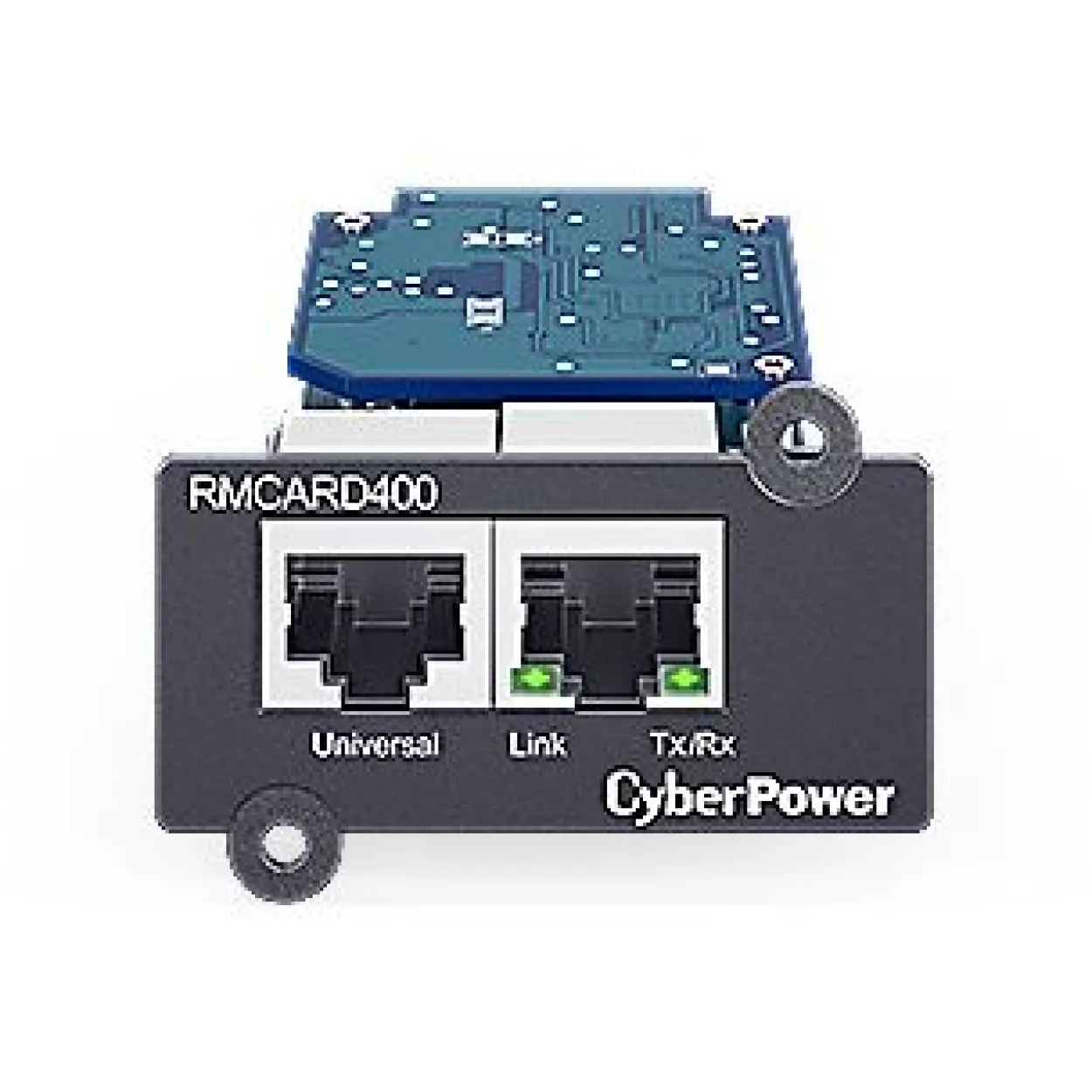 Cyberpower Systems RMCARD400 -Netzwerkkarte SNMP Gigabit embedded komp. mit Envirosensor Optional fur OR PR OL OLS Modelle