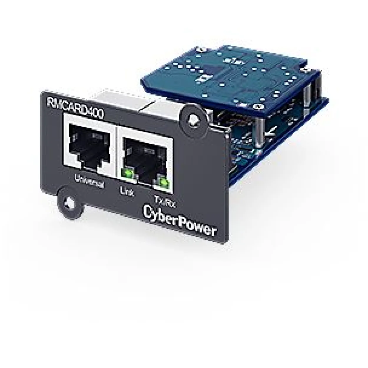 Cyberpower Systems RMCARD400 -Netzwerkkarte SNMP Gigabit embedded komp. mit Envirosensor Optional fur OR PR OL OLS Modelle